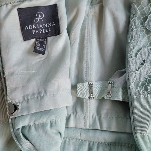 Adrianna Papell Light Green Dress - Picture 14 of 15